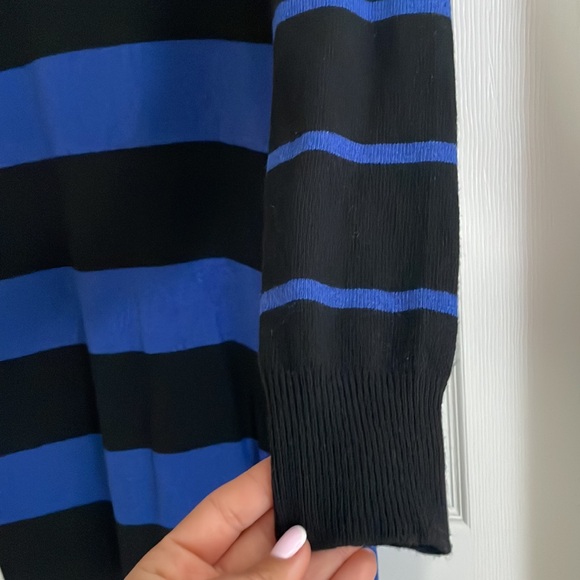 Love Moschino Knitted Dress Blue Black - Picture 7 of 11